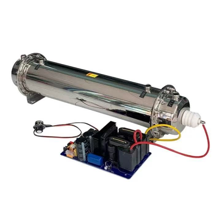 Stainless steel water-cooled 80g/h ozone generator